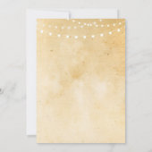 Weinverkostung Geburtstagsparty Rustikal JEDES ALT Einladung (Rückseite)