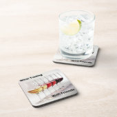 Weinverkostung mit Freunden Getränkeuntersetzer (Rechte Seite)