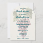 Weinverkostung Mittagessen Bridal Dusche Einladung (Vorderseite)