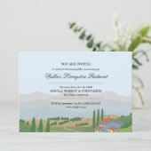 Weinverkostung oder Weinkeller Einladung (Stehend Vorderseite)