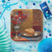 Weinverkostung Pappteller (Party)