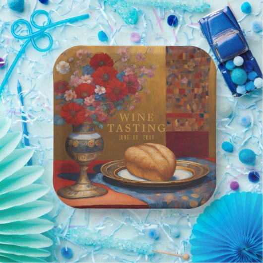 Weinverkostung Pappteller (Party)