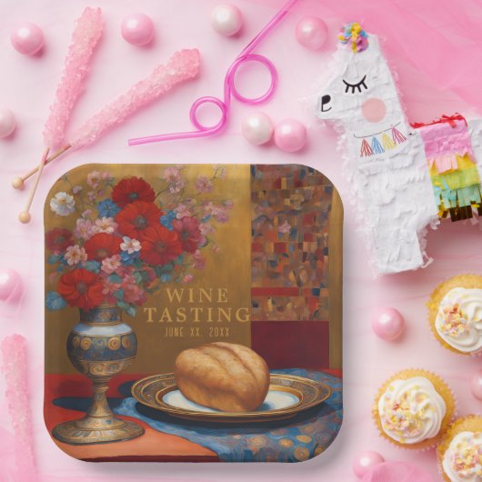 Weinverkostung Pappteller (Party)