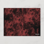 Weinverkostung Party Tischnummer Postkarte (Rückseite)