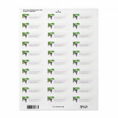 Weinverkostung Party Weintrauben Rücksendeadresse (Vorne)