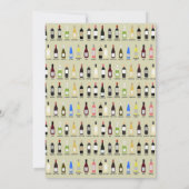 Weinverkostung Personalisiertes Party Einladung (Rückseite)