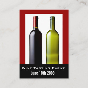 Weinverkostung Veranstaltung Mini Einladung Karten