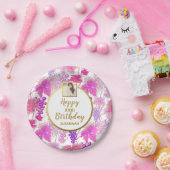 Weinverkostung, Vintager Weinreben, Foto zum Gebur Pappteller (Party)