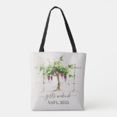 Weinverkostung Weinkeller und Weine Weinroute Mend Tasche (Rückseite)