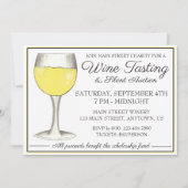 Weinverkostung Weinkeller und Weine Weinroute Wein Einladung (Vorderseite)