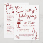 Weinverkostungsurlaub Party Launige Weihnachten (Vorne/Hinten)