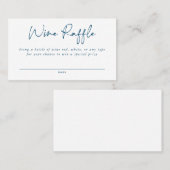 Weinverpackungskarte Visitenkarte (Vorne/Hinten)