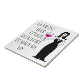 Weinvixen-einfach böses französisches Sprichwort Fliese (Seite)