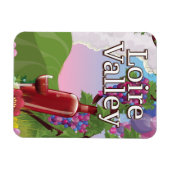 Weinwanderposter im Loiretal Magnet (Horizontal)