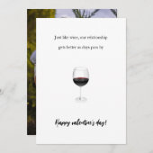 Weinwanderwege Foto Feiertagskarte (Vorne/Hinten)