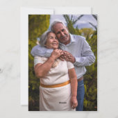 Weinwanderwege Foto Feiertagskarte (Rückseite)