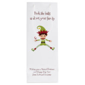 Weinwanderwege Mendrisiotto Geschenktüte Für Weinflaschen (Rückseite)