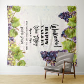 Weinwanderwege Mendrisiotto Wandteppich (Beispiel (Horizontal))