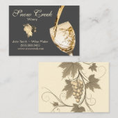 Weinwanderwege Mendrisiotto Weinroute Mendrisiotto Visitenkarte (Vorne/Hinten)