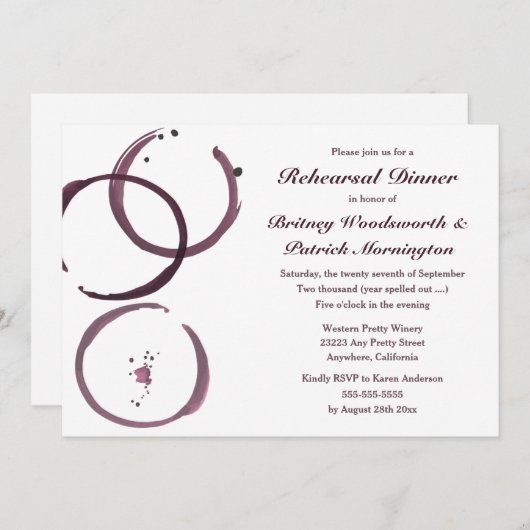 Weinwanderwege Probe Piazza della Riforma Einladung (Vorne/Hinten)