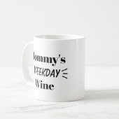 WEINWOCHENWOCHENTAG - Tasse (Vorderseite Links)