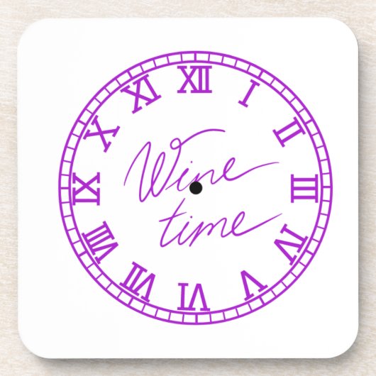 Weinzeit Getränkeuntersetzer (Vorderseite)