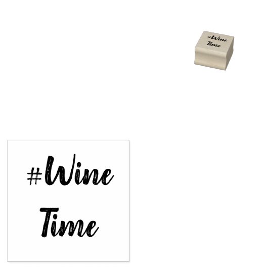 Weinzeit Gummistempel (Stempel)