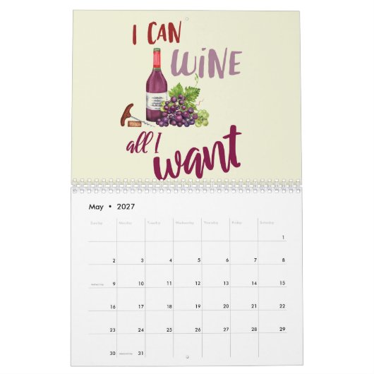 WEINZEIT KALENDER (Mai 2027)