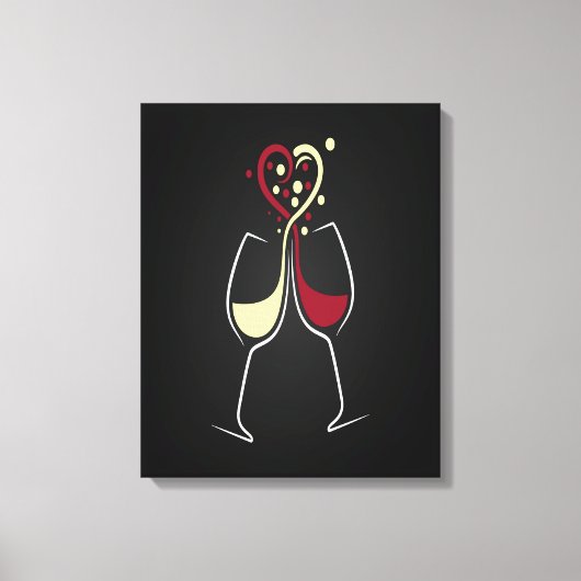 Weinzeit Leinwanddruck (Vorderseite)