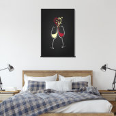 Weinzeit Leinwanddruck (Insitu (Schlafzimmer))