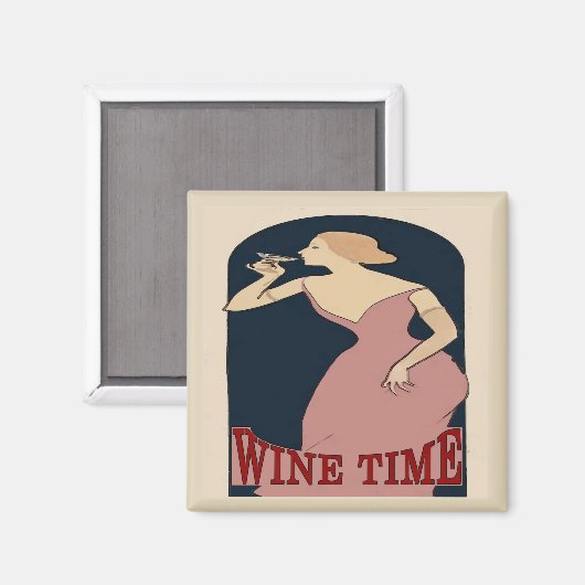 Weinzeit, Magnet (Vorderseite/Rückseite)