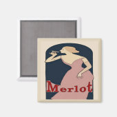 Weinzeit, Merlot Magnet (Vorderseite/Rückseite)