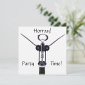 Weinzeit Party Einladung (Stehend Vorderseite)