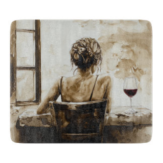 Weinzeit Schneidebrett