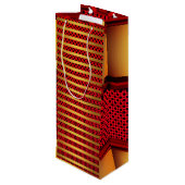 Weinzeit - Weinbeutel Geschenktüte Für Weinflaschen (Rückseite Schrägansicht)