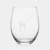 Weinzeit Weinglas Ohne Stiel (Rückseite)