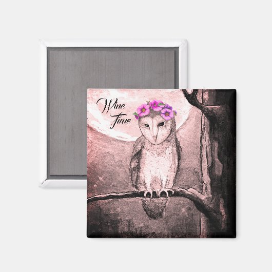 Weinzeitmagnet Magnet (Vorderseite/Rückseite)