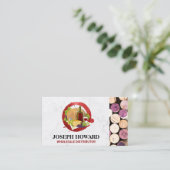 Weinzubehör | Corks Business Card Visitenkarte (Stehend Vorderseite)