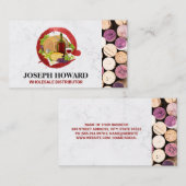 Weinzubehör | Corks Business Card Visitenkarte (Vorne/Hinten)