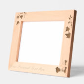 Weinzweige und Blätter Geätzte Rahmen (Links)