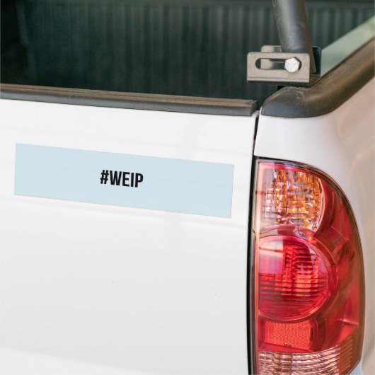 #WEIP Autoaufkleber (Auf Lkw)