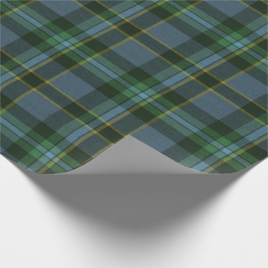 Weir Ancient Original Scottish Tartan Geschenkpapier (Ecke)