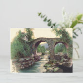 Weir Bridge Killarney Stone Bridge Einladung (Stehend Vorderseite)
