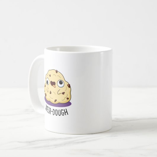 Weir-Dough Funny Baking Dough Pun Kaffeetasse (Vorderseite Links)