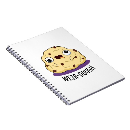 Weir-Dough Funny Baking Dough Pun Notizblock (Rechte Seite)