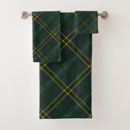 Weir Modern Original Scottish Tartan Badhandtuch Set (Insitu)