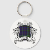 Weir Tartan Shield Schlüsselanhänger (Vorderseite)