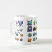 Weird Alien Bugs Kaffeetasse (Vorderseite Links)