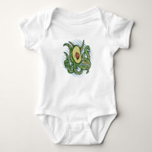 Weird Avocado Baby Strampler