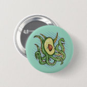 Weird Avocado Button (Vorne & Hinten)